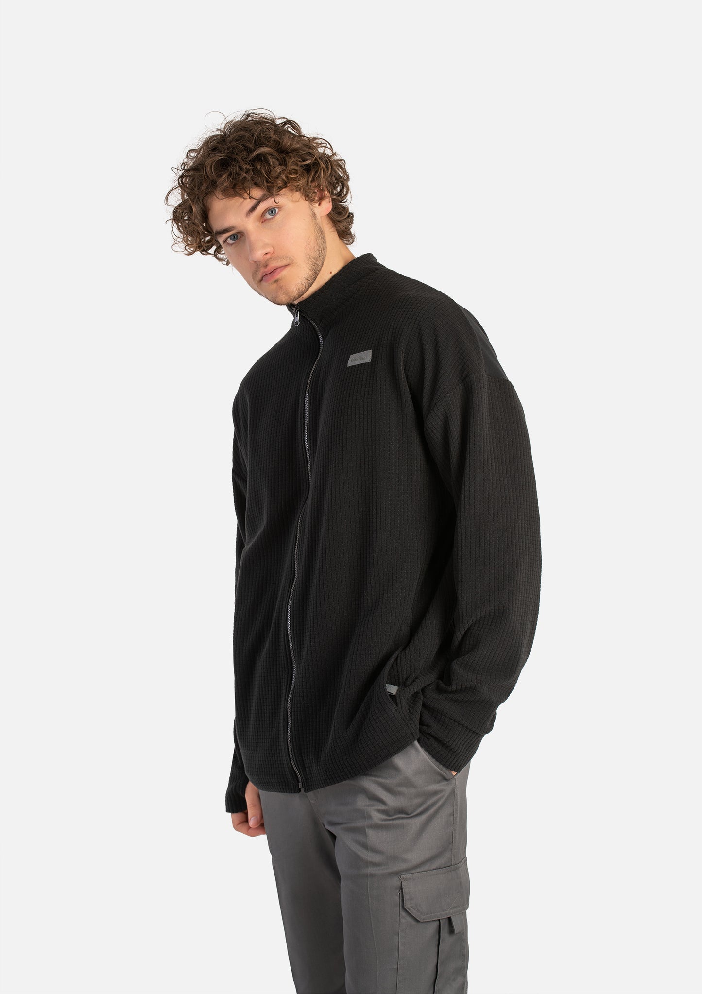 Zip-through Textured Fleece