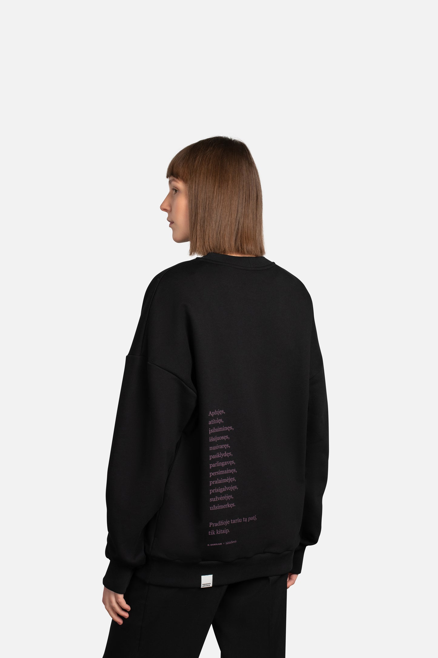 labàdienà X Kristupas Sabolius sweatshirt