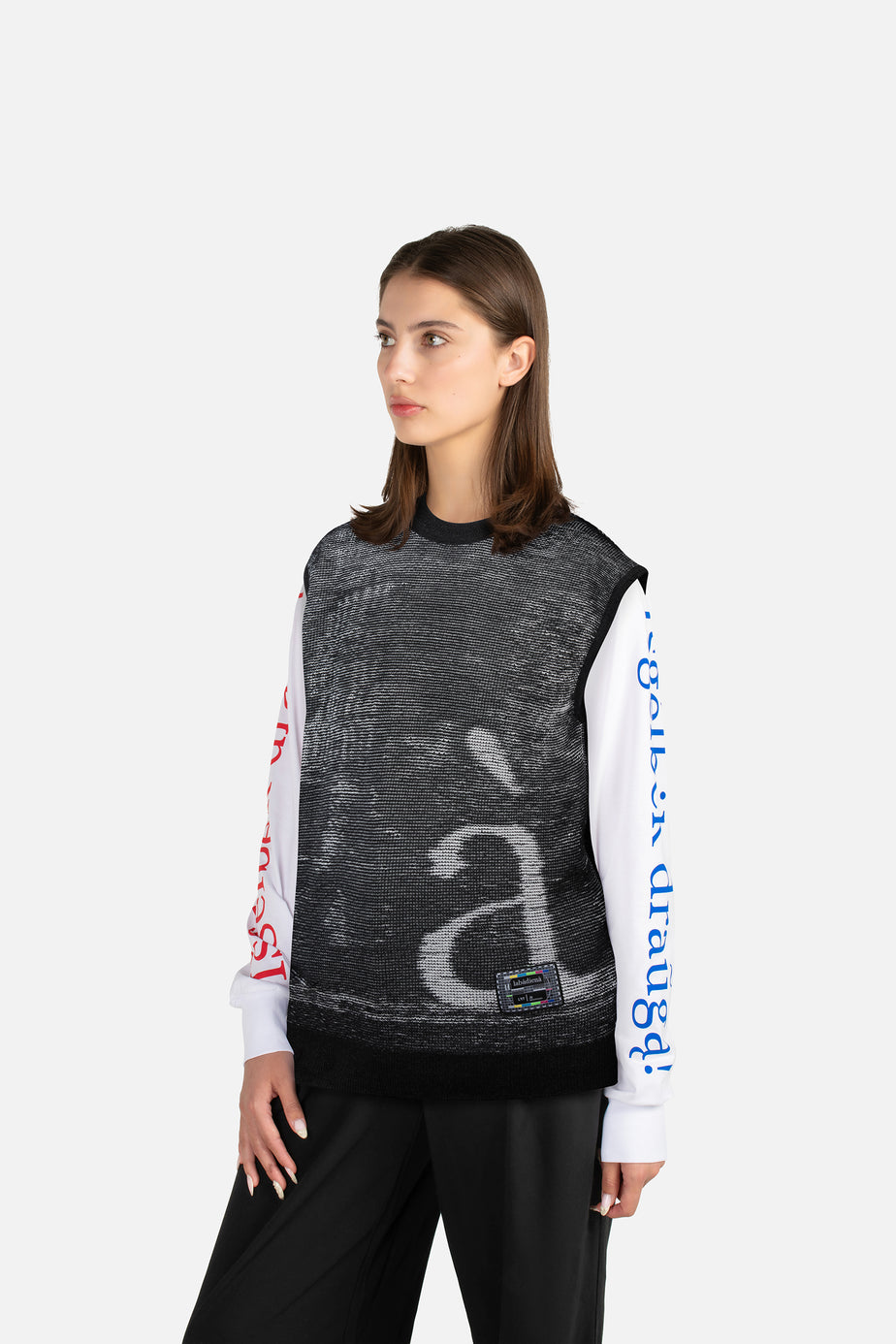 labàdienà X LRT Archyvai knitted vest
