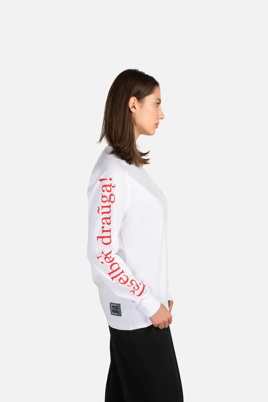 labàdienà X LRT Archyvai marškinėliai ilgomis rankovėmis - Išgelbėk draugą